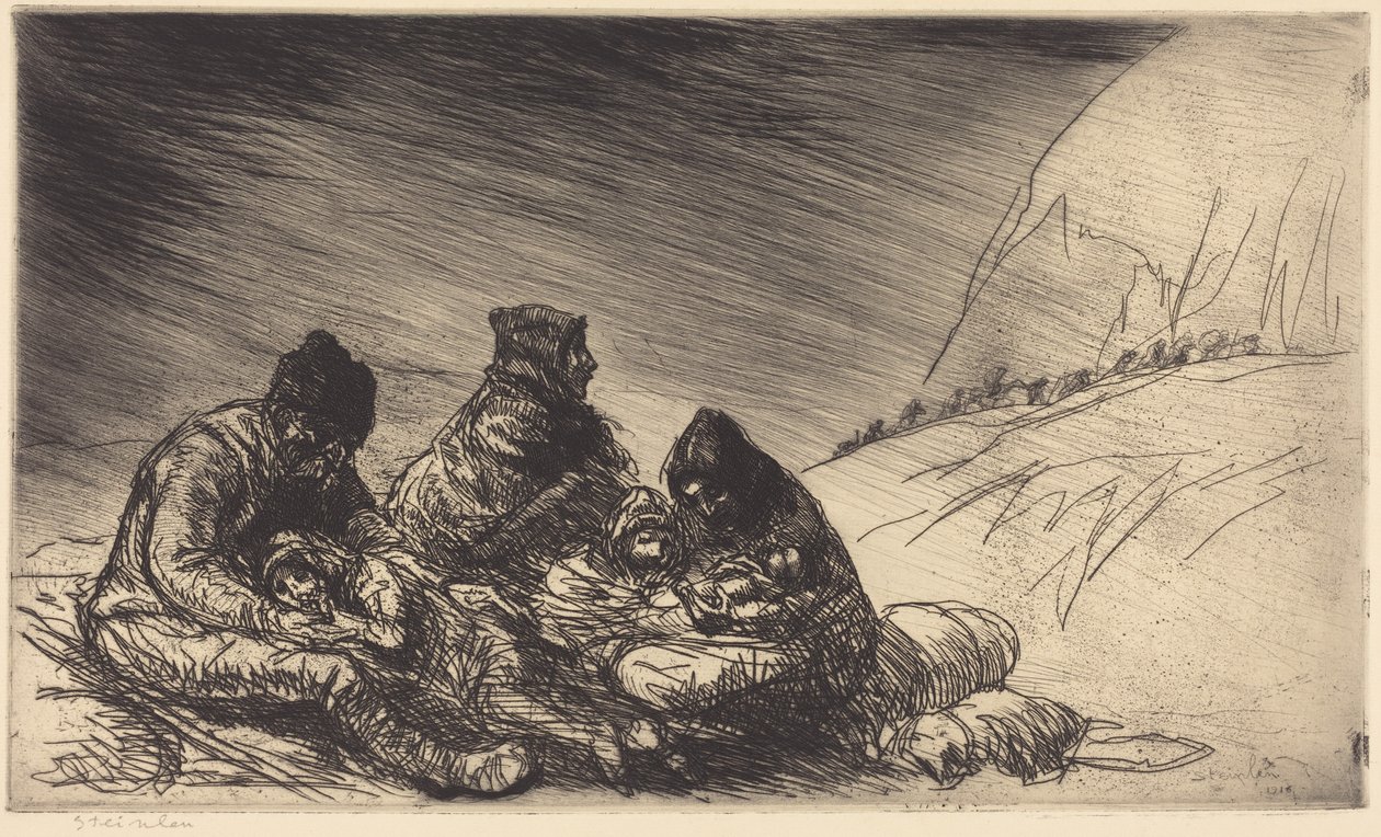 Exodus by Théophile Alexandre Steinlen