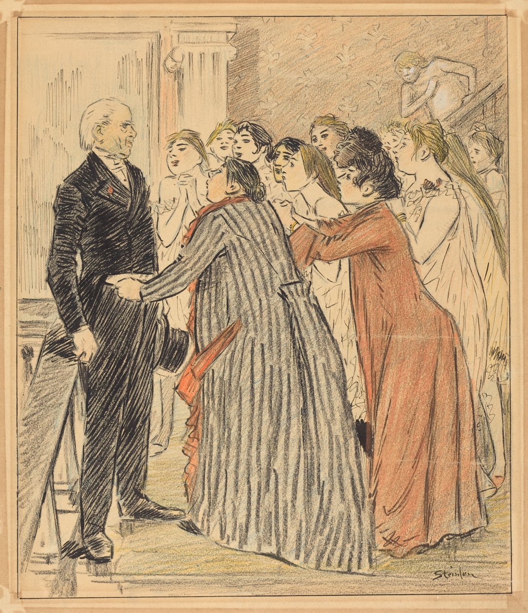 The Adventure of the Old Dean by Théophile Alexandre Steinlen