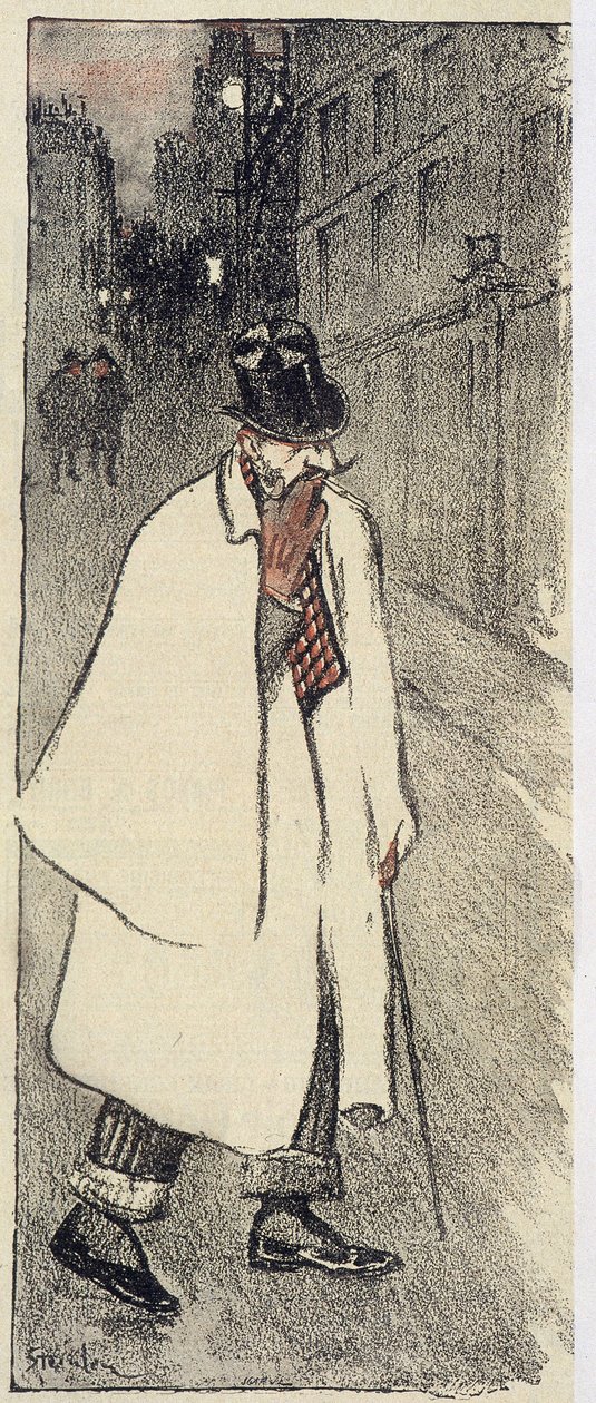 Man Walking in the Street - in 