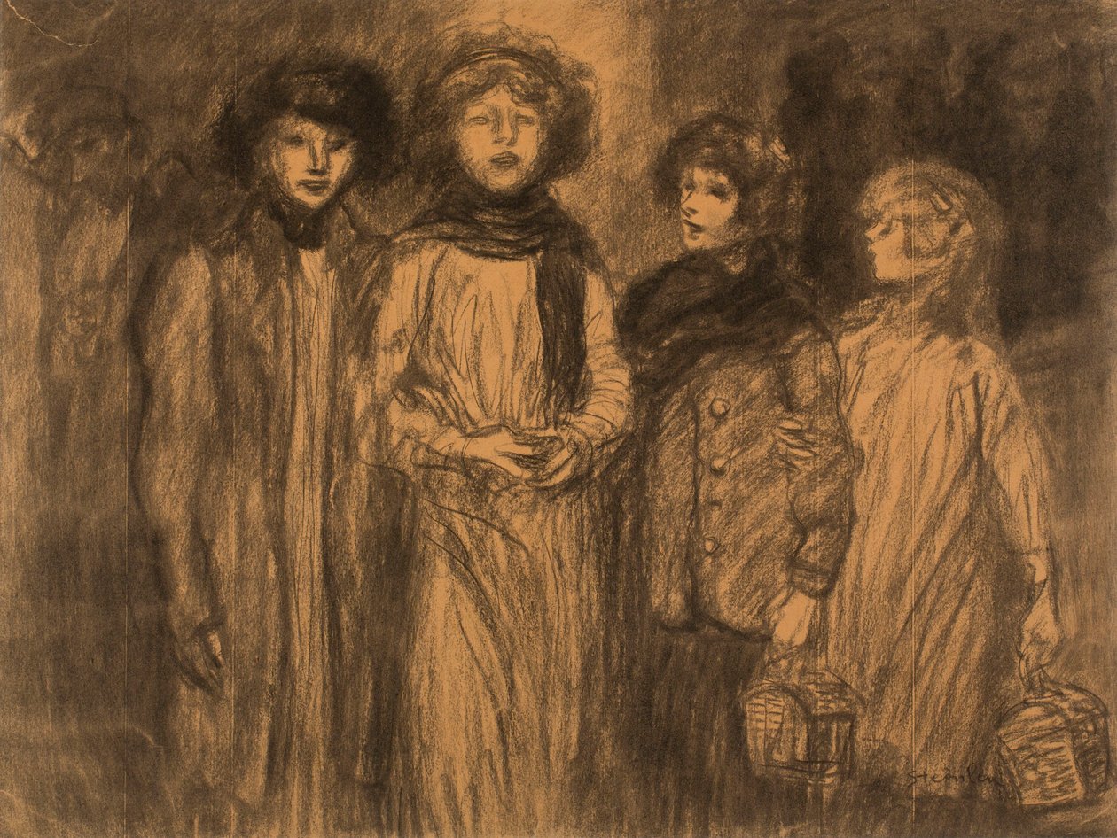 Seamstresses by Théophile Alexandre Steinlen