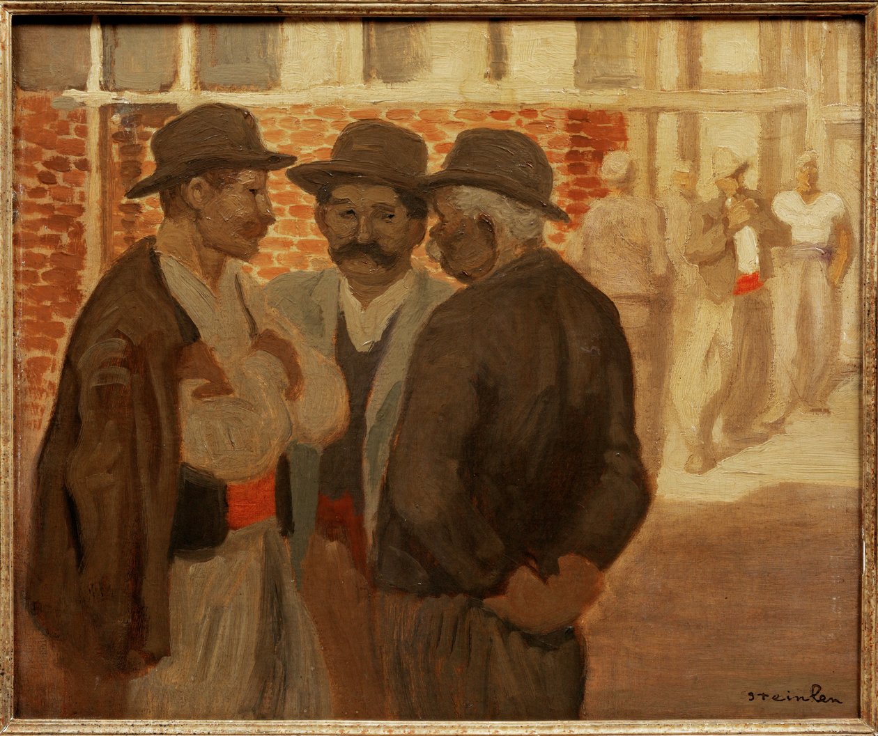 Construction Workers by Theophile Alexandre Steinlen