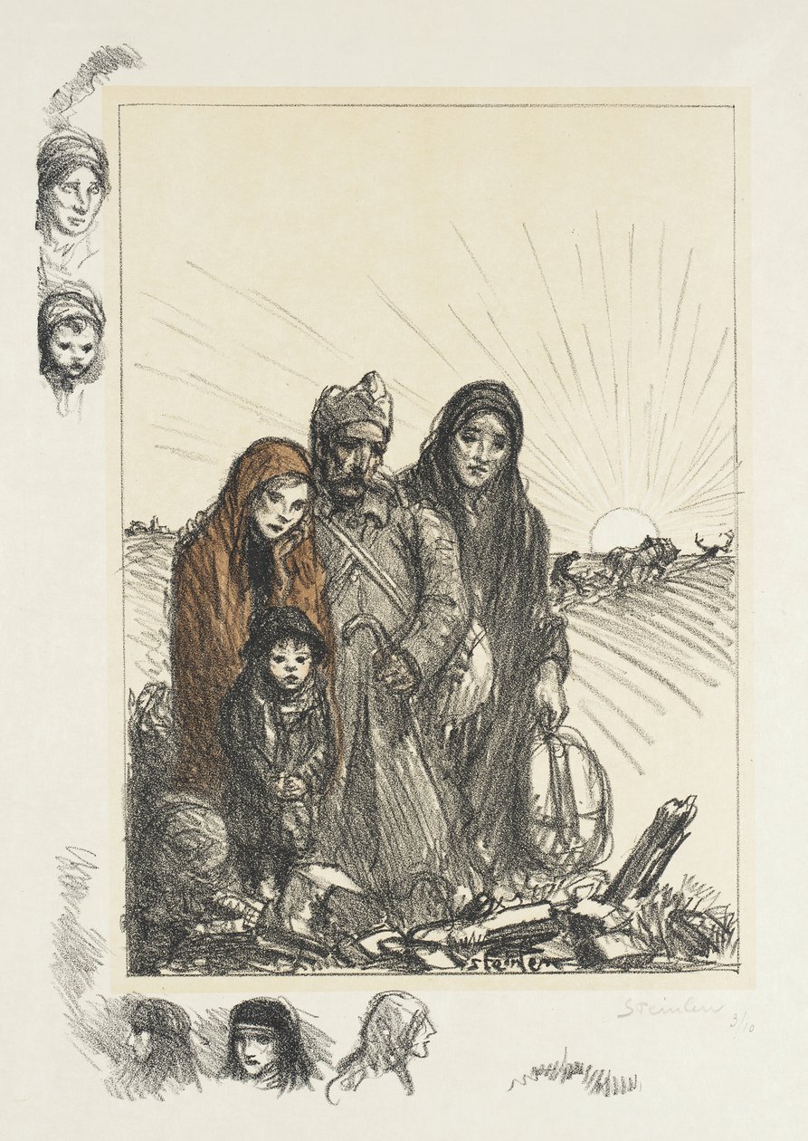 Return to the Hearth by Théophile Alexandre Steinlen