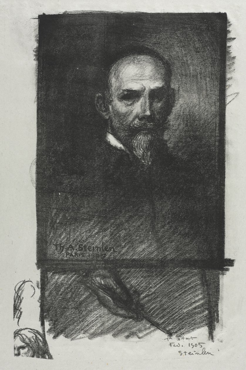 Self-Portrait by Théophile Alexandre Steinlen