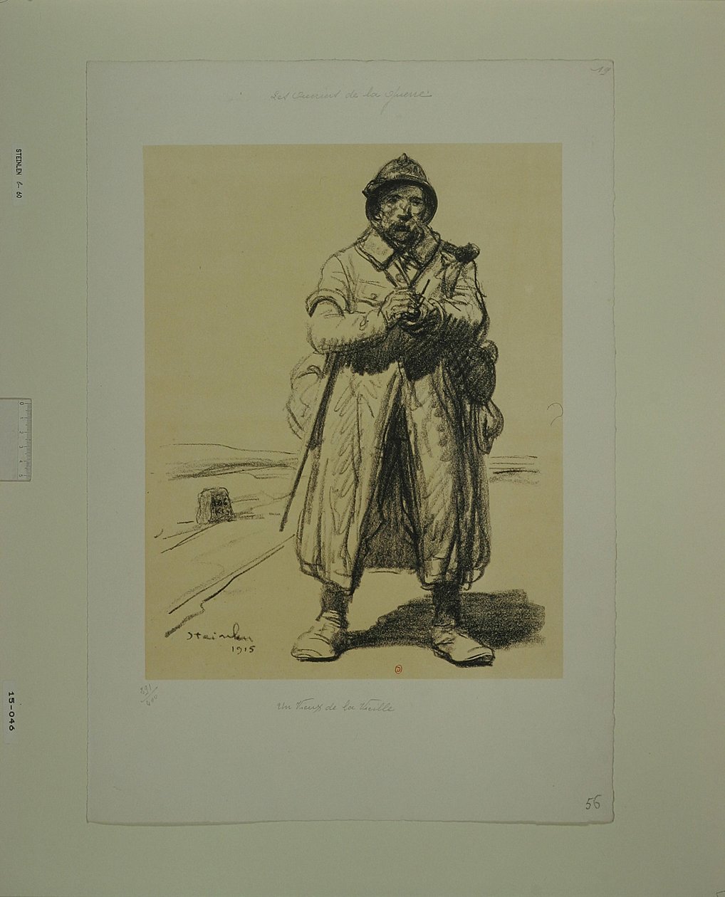 An Old Veteran (proof b) by Théophile Alexandre Steinlen