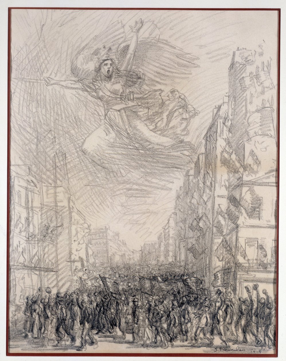 Victory or Marseillaise Allegory by Théophile Alexandre Steinlen