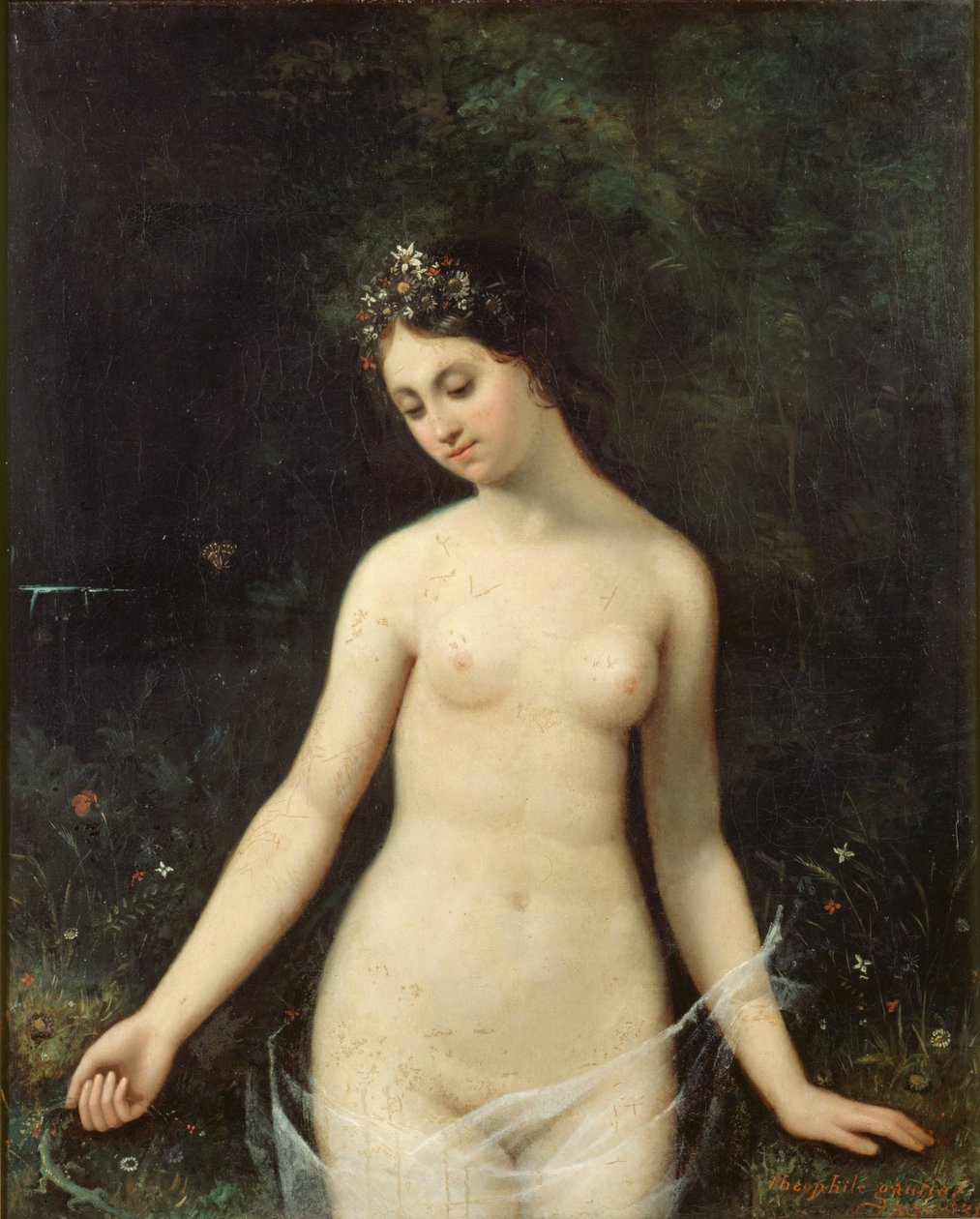 Young Nude Woman, 1831 by Theophile Gautier