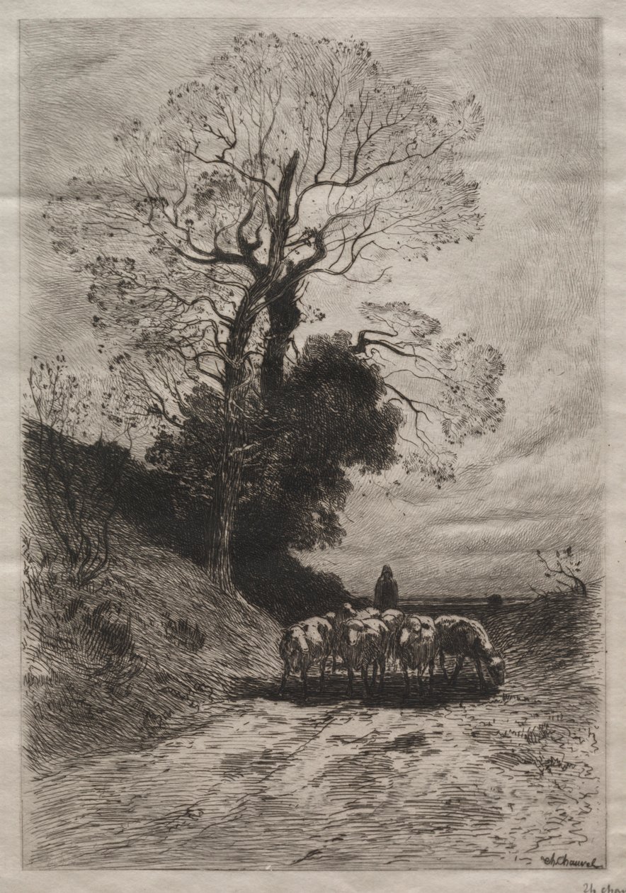 Return of the Flock by Theophile Narcisse Chauvel