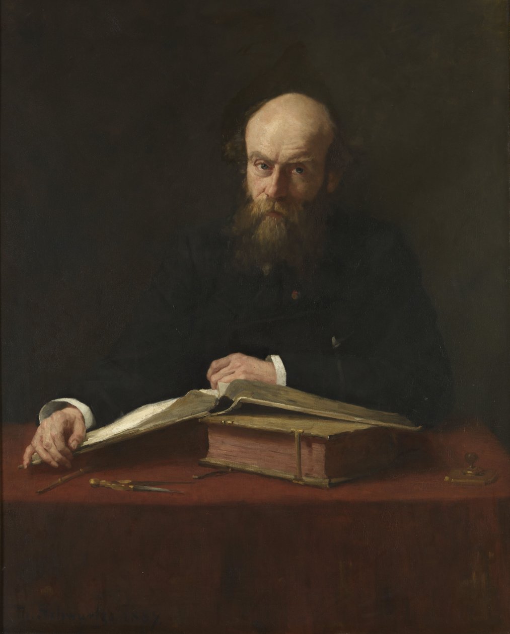 Pierre Joseph Hubert Cuypers by Therese Schwartze