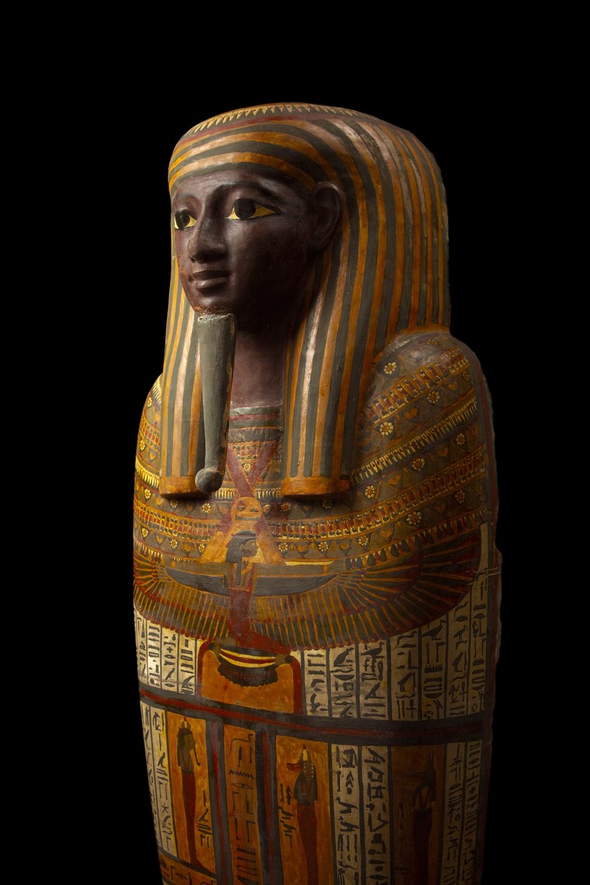 Djeddjehutefankh Mummy by Third Intermediate Period Egyptian