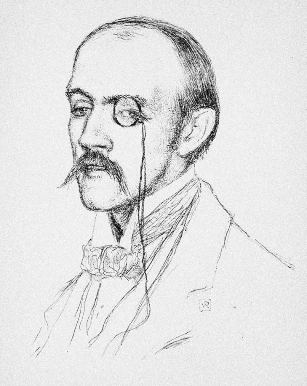 Portrait of Henri de Régnier, c. 1898 by Théo van Rysselberghe