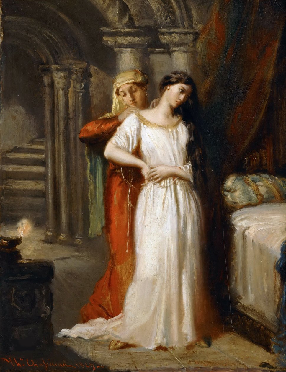 Desdemona Retiring to Her Bed, 1849 by Théodore Chassériau