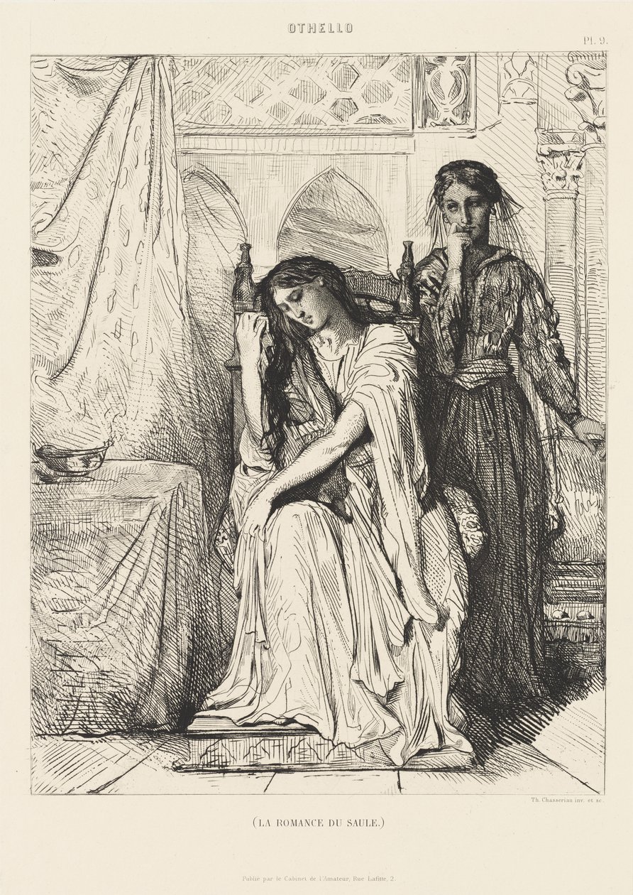 Othello Suite, No. 9 by Théodore Chassériau