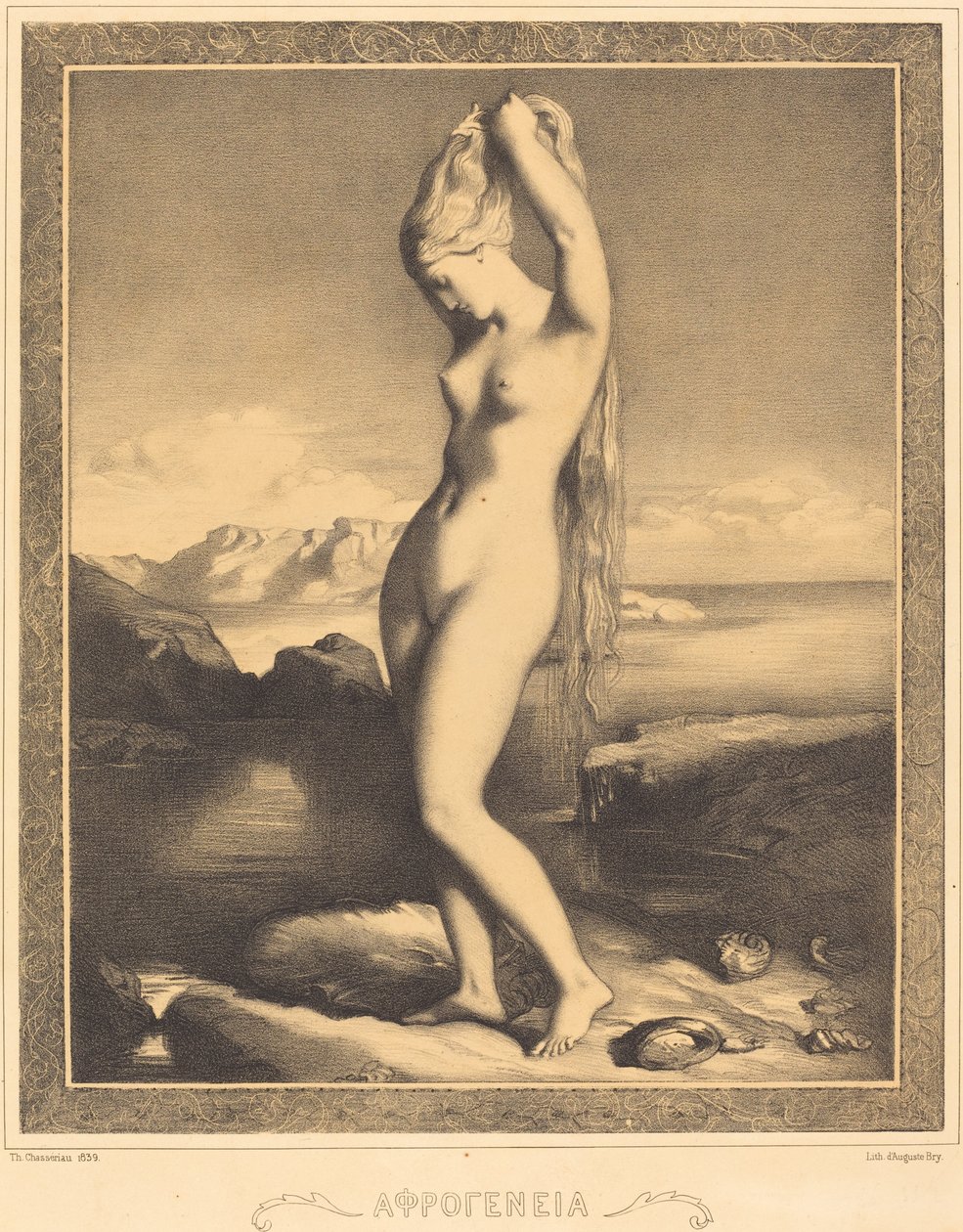 Venus Anadyomene by Théodore Chassériau
