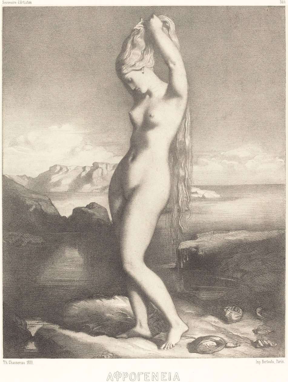 Venus Anadyomene by Théodore Chassériau