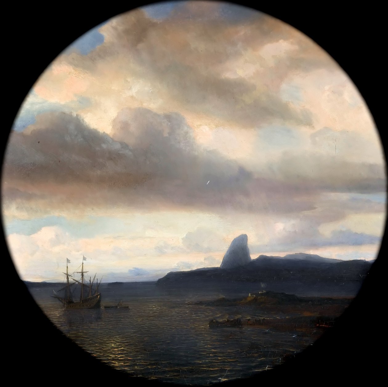 Villegagnon Entering the Bay of Rio de Janeiro on 10 November 1555 by Jean Antoine Theodore Gudin