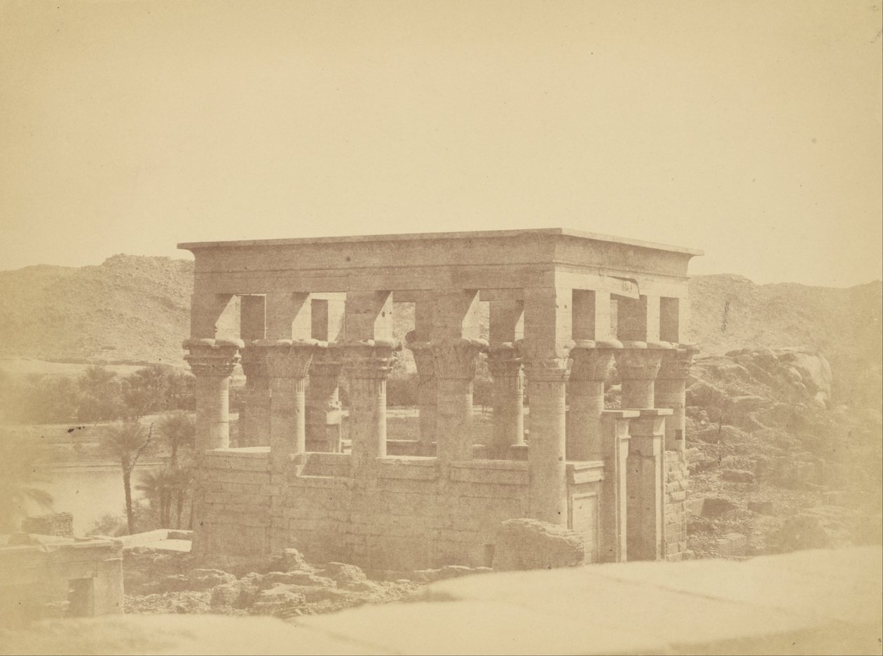 Kiosk of Trajan, Philae by Théodule Devéria
