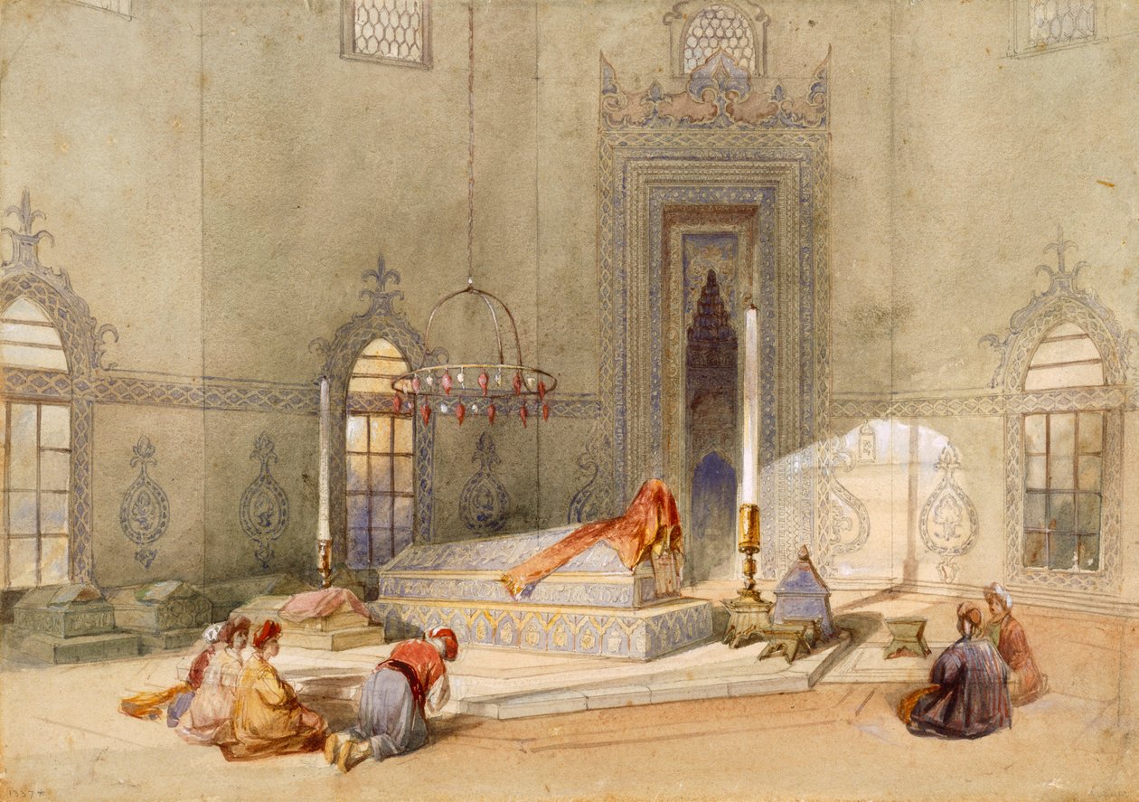 The Mausoleum of Sultan Mohmed, Brusa by Thomas Allom