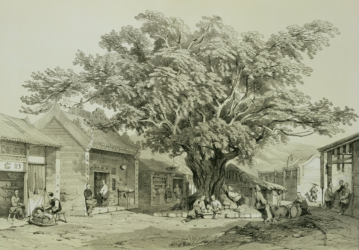 The Temple, Macao, c.1850 by Thomas Allom