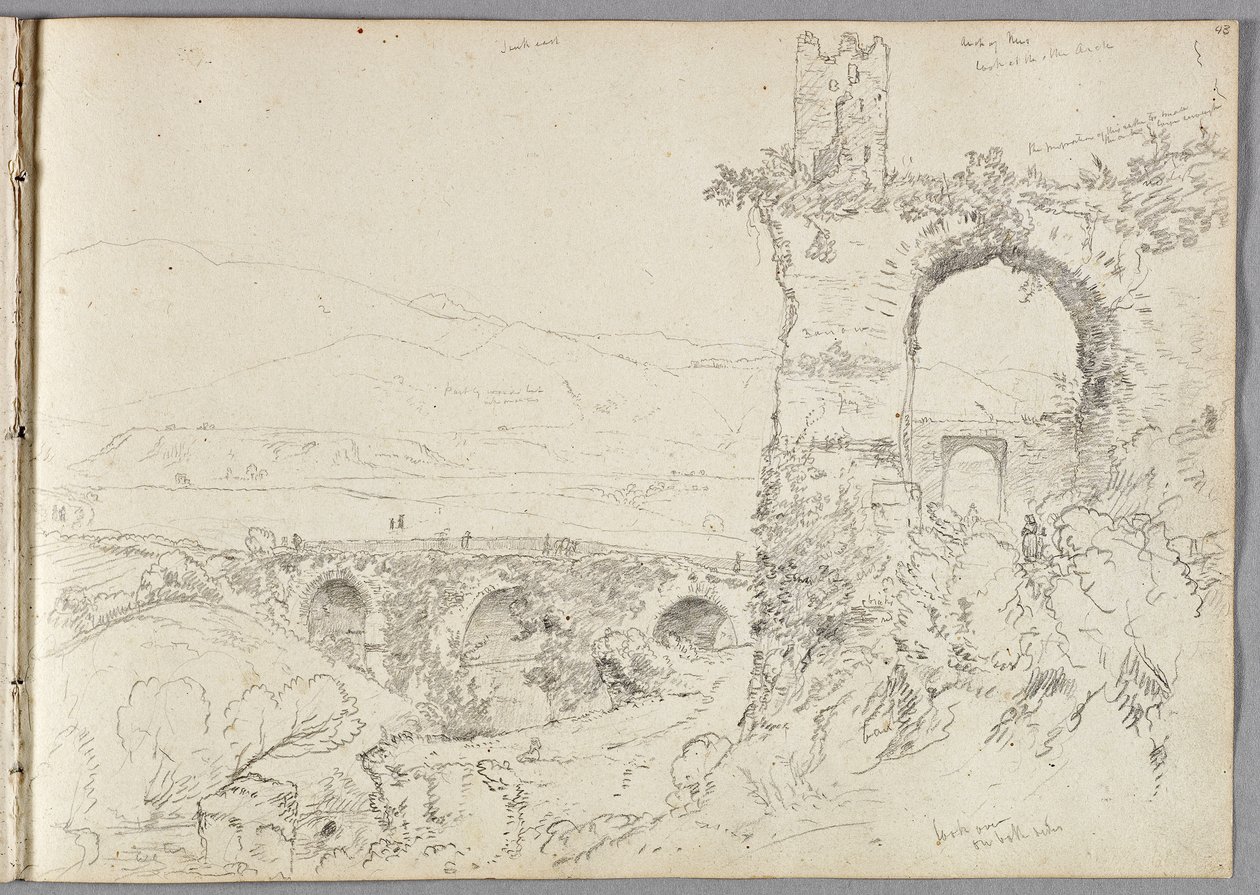 A View near Tivoli (Morning) by Thomas Cole