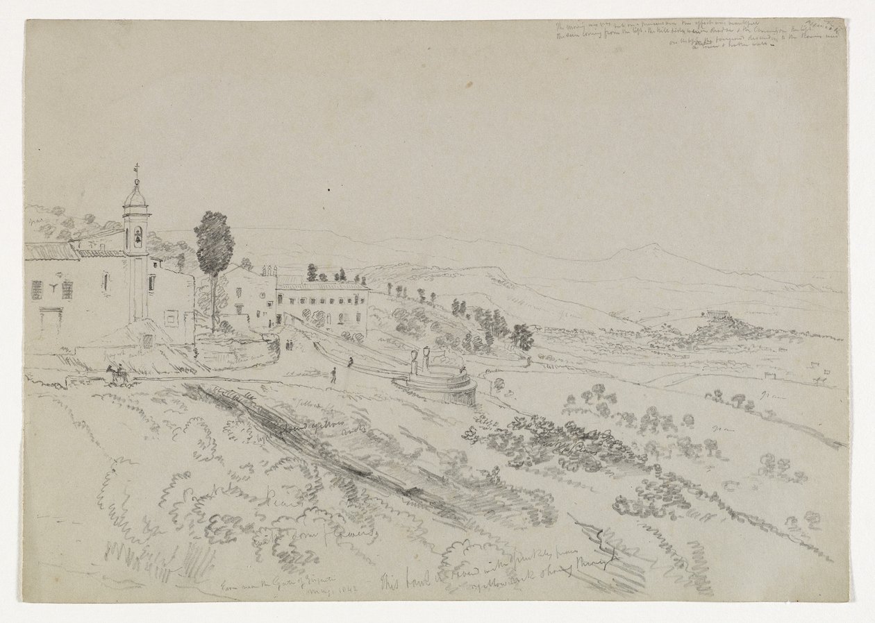 From the Gate of Girgenti, Sicily, 1842 by Thomas Cole