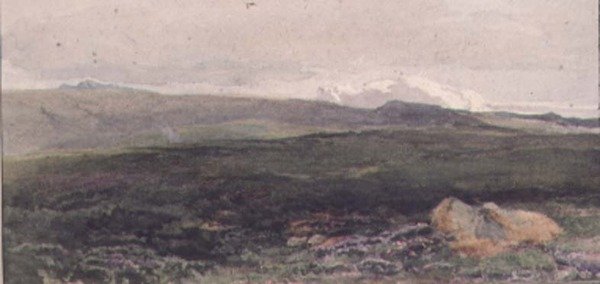 Hills near Loch Awe, Twilight by Thomas Collier