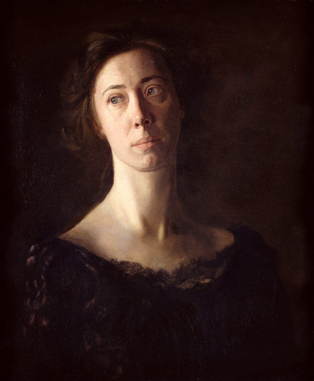 Portrait of Clara J. Mather by Thomas Eakins: Fine art print
