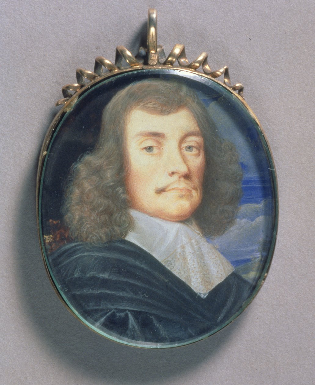 Portrait Miniature of a Man, possibly Sir John Wildman by Thomas Flatman