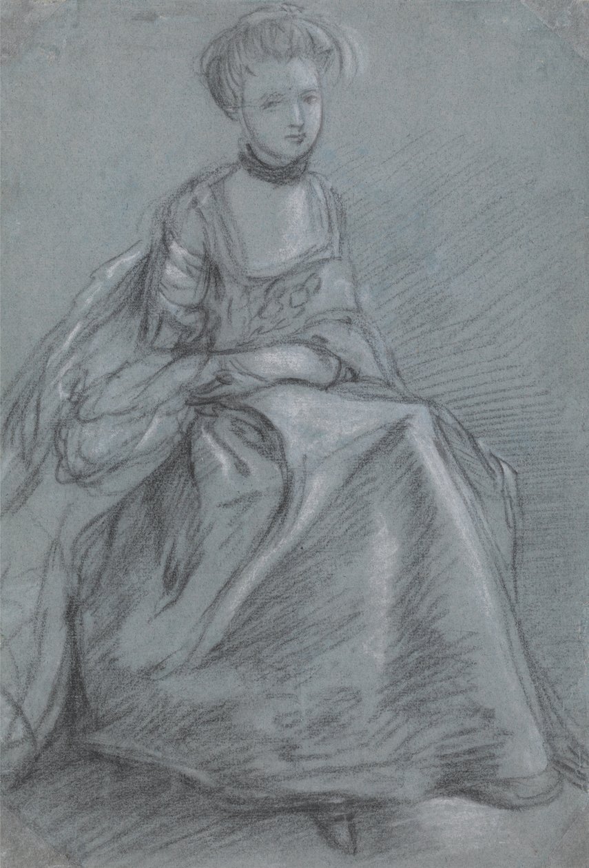 A Woman Seated by Thomas Gainsborough