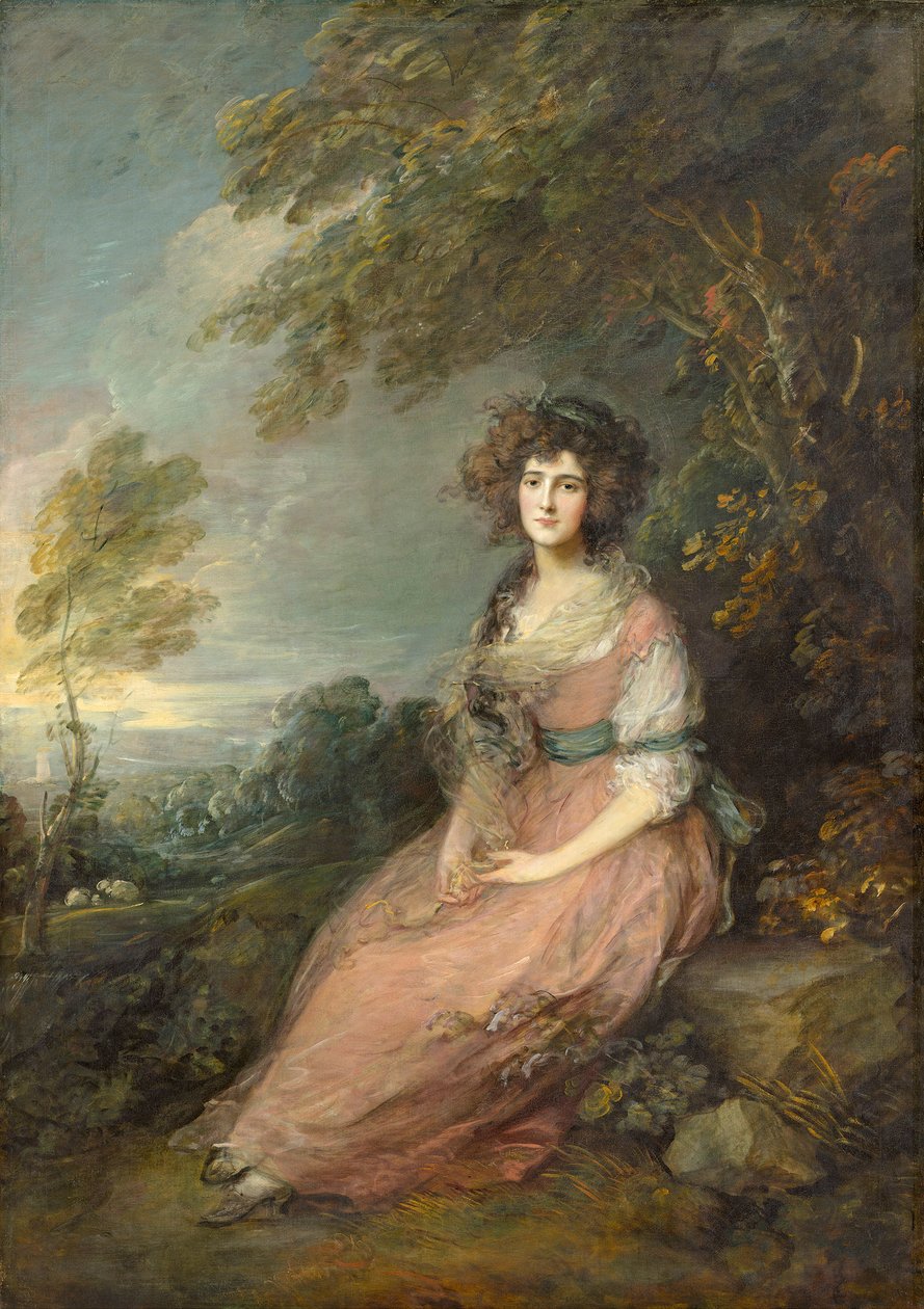 Mrs. Richard Brinsley Sheridan, 1785-87 by Thomas Gainsborough