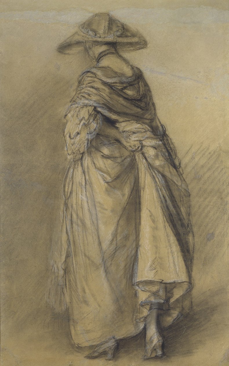 Study of a Woman, seen from the Back by Thomas Gainsborough