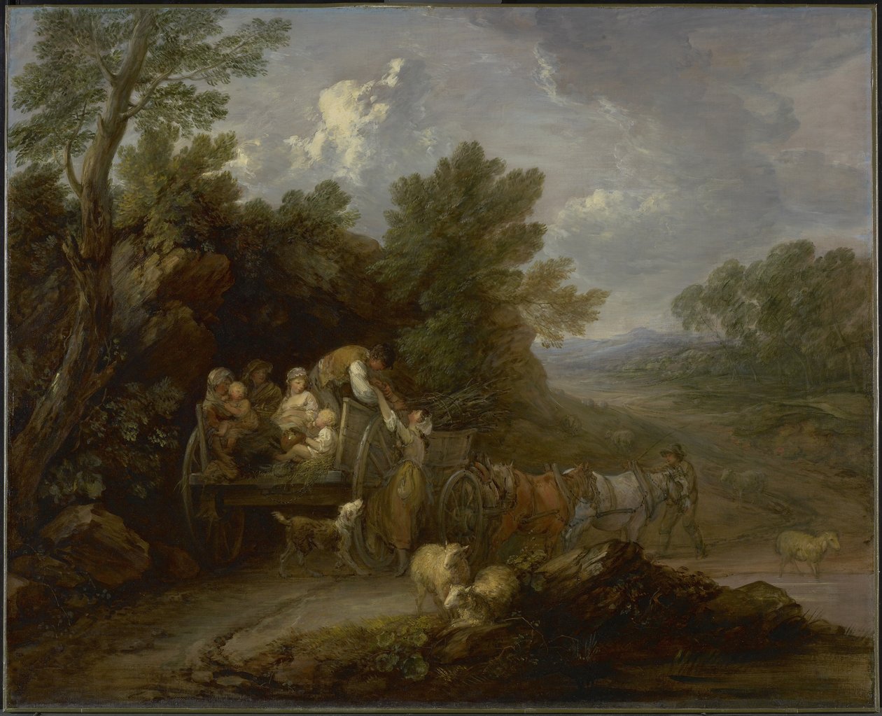The Harvest Wagon by Thomas Gainsborough