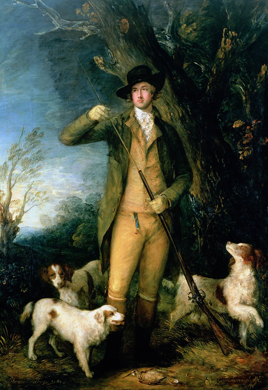 Thomas William Coke 1st Earl of Leicester by Thomas Gainsborough