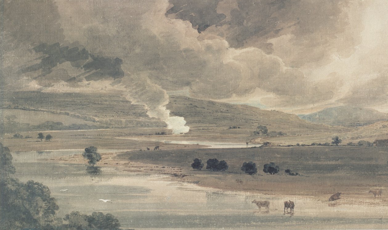 The River Wharfe by Thomas Girtin