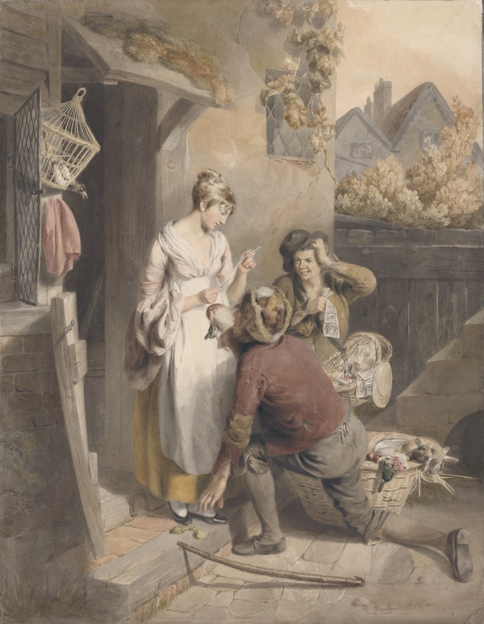 Inattention, 1808 by Thomas Heaphy