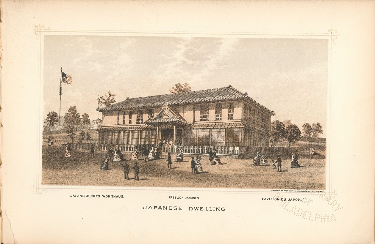 Japanese Dwelling, from "Centennial Portfolio" by Thompson Westcott by Thomas Hunter