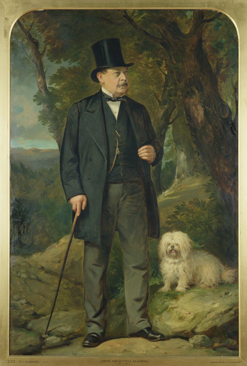 John Newton Mappin (1800-84) by Thomas Jones