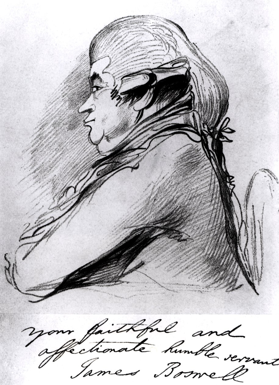 James Boswell, c.1790-95 by Thomas Lawrence
