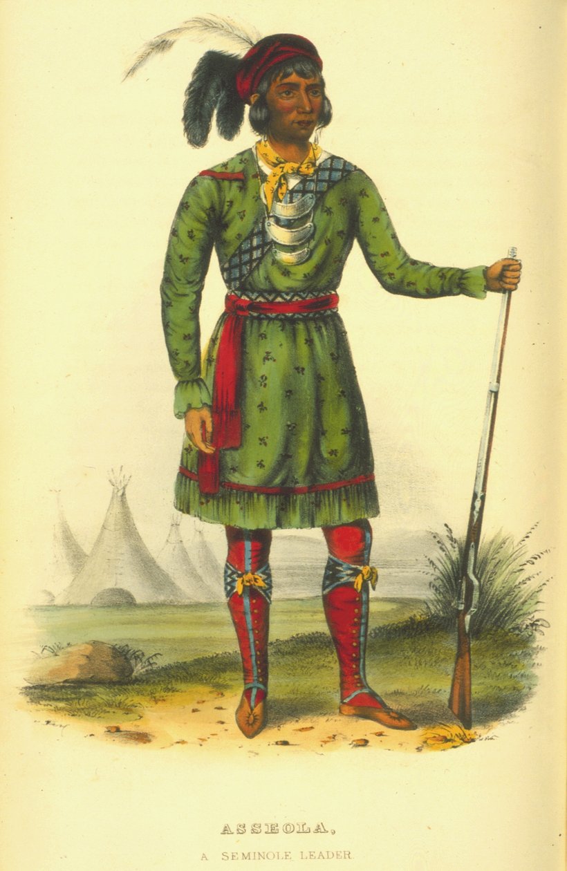 Asseola, a Seminole leader by Thomas Loraine McKenney