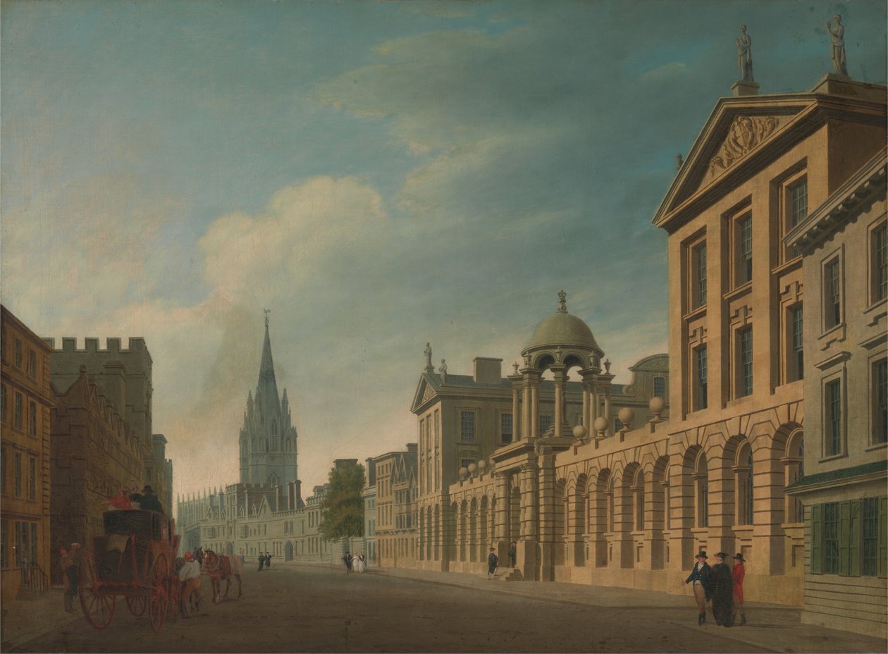 High Street, Oxford by Thomas Malton Jnr.