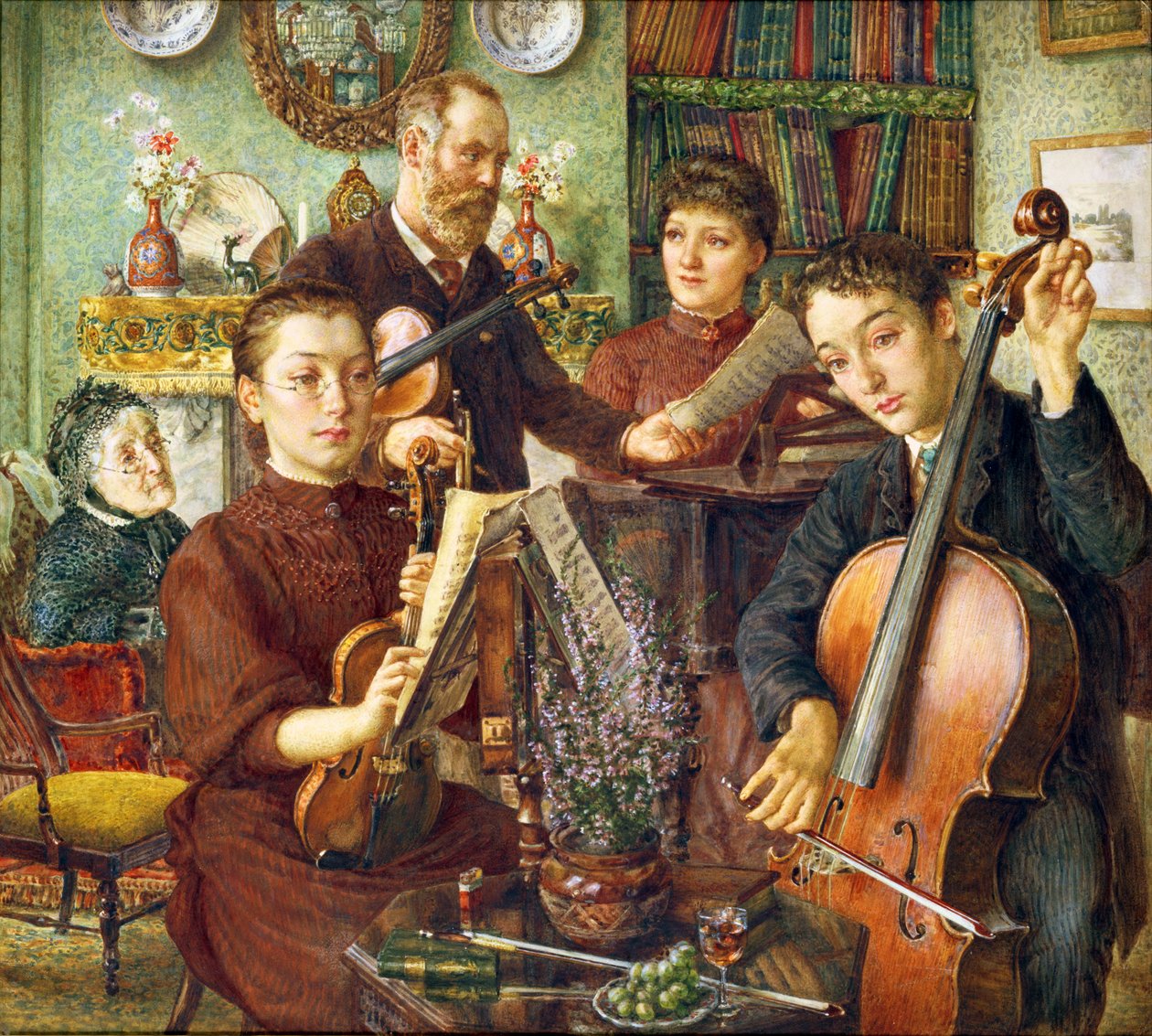 Family Conversation Piece by Thomas Matthews Rooke