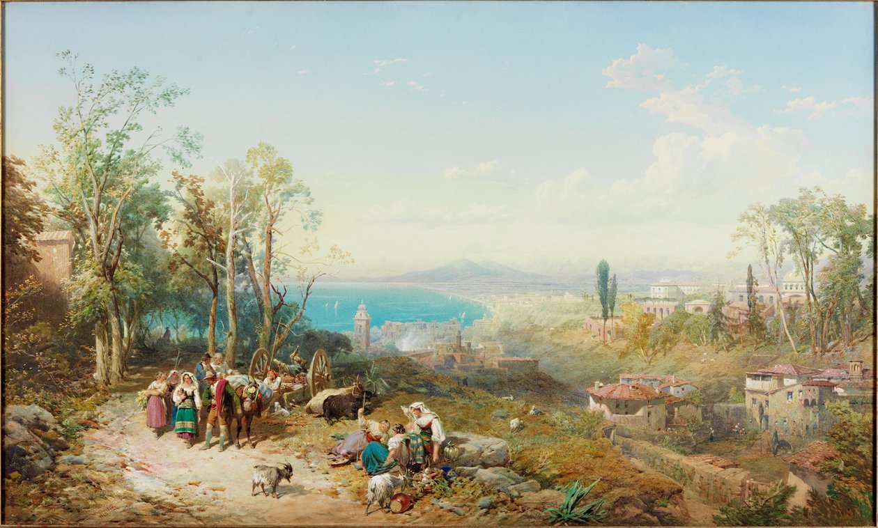 Castellammare, Bay of Naples by Thomas Miles II Richardson