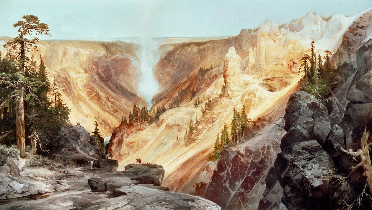 The Grand Canyon of the Yellowstone by Thomas Moran
