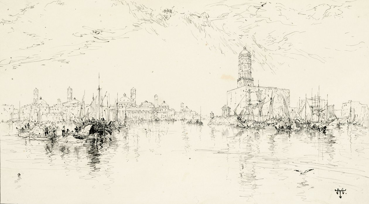 Veracruz, Mexico Harbour by Thomas Moran