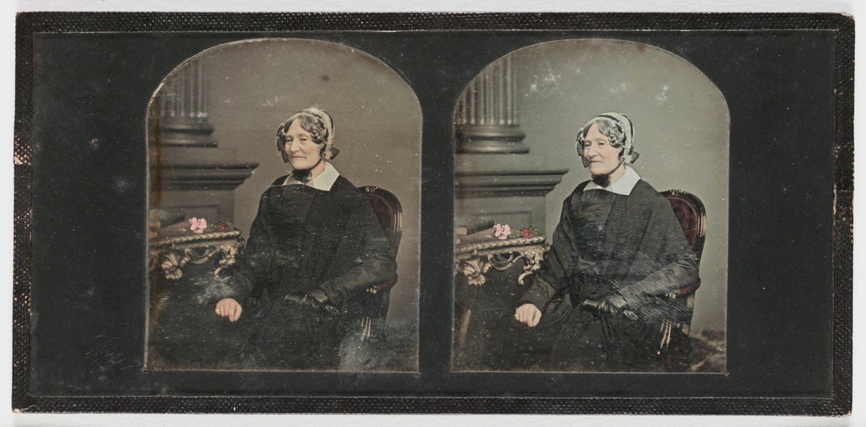 Portrait of an elderly woman, c.1855 by Thomas Richard Williams