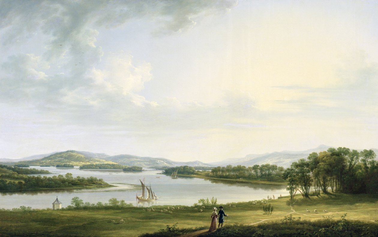 A View of Knock Ninney and Part of Lough Erne from Bellisle, County Fermanagh by Thomas Roberts