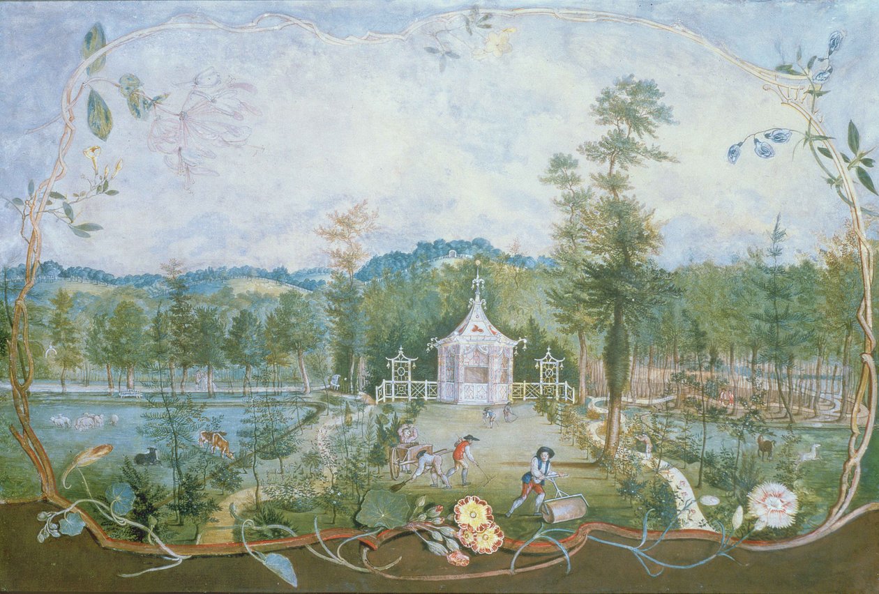 Chinese Pavilion in an English Garden, 18th century by Thomas Robins