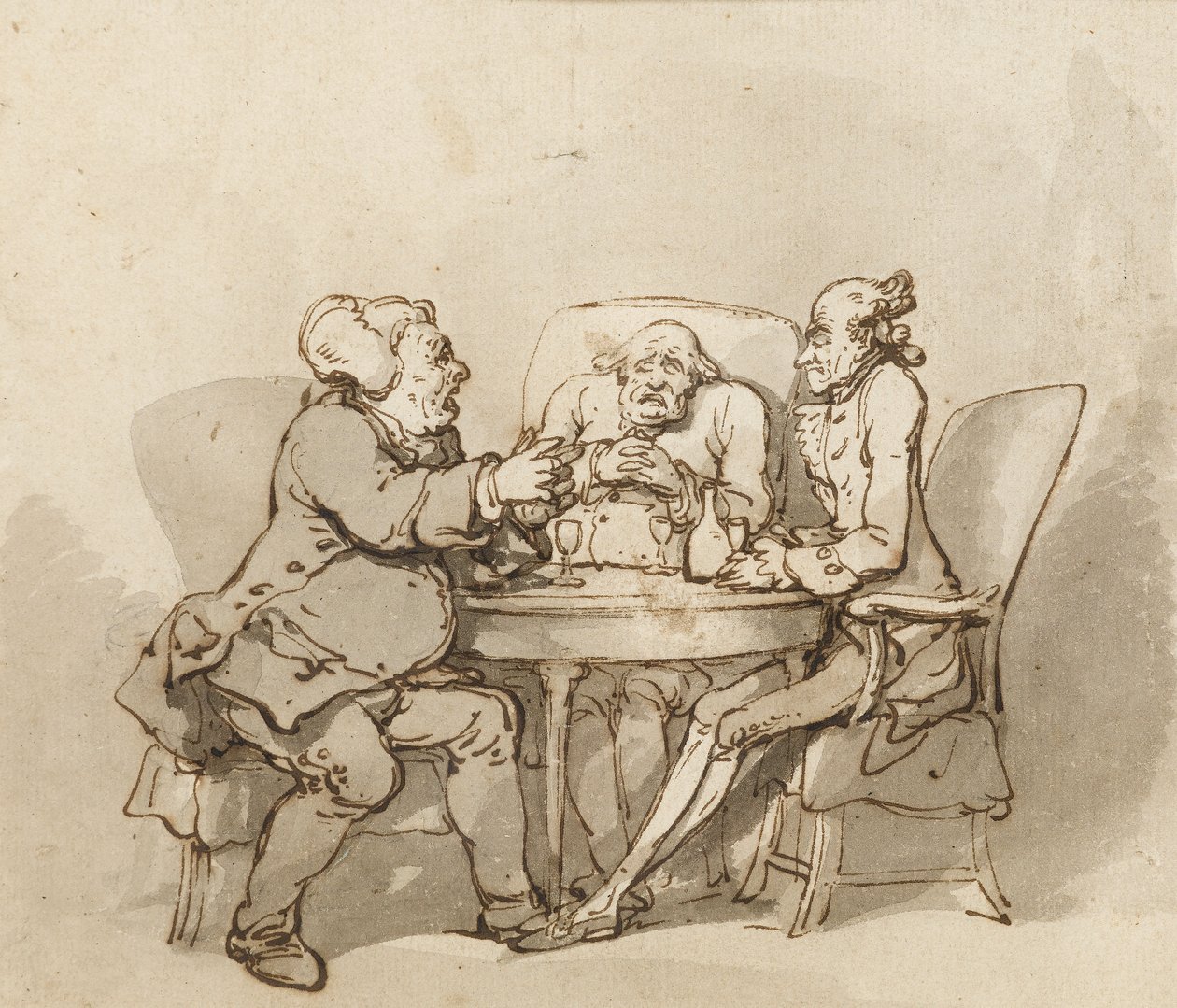 A Talk Me Dead Fellow by Thomas Rowlandson