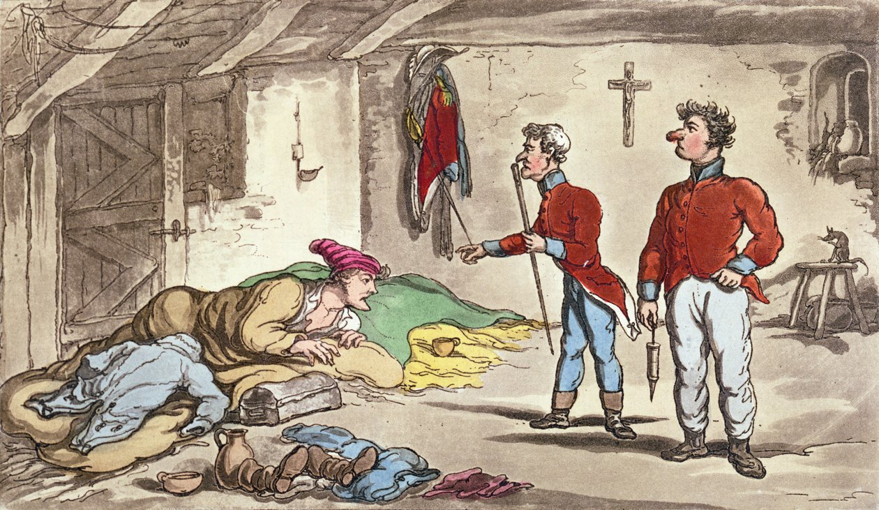 Poor Johnny on the sick list, pl.9 from the book 