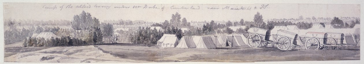 Encampment at Maestricht, 1747 by Thomas Sandby