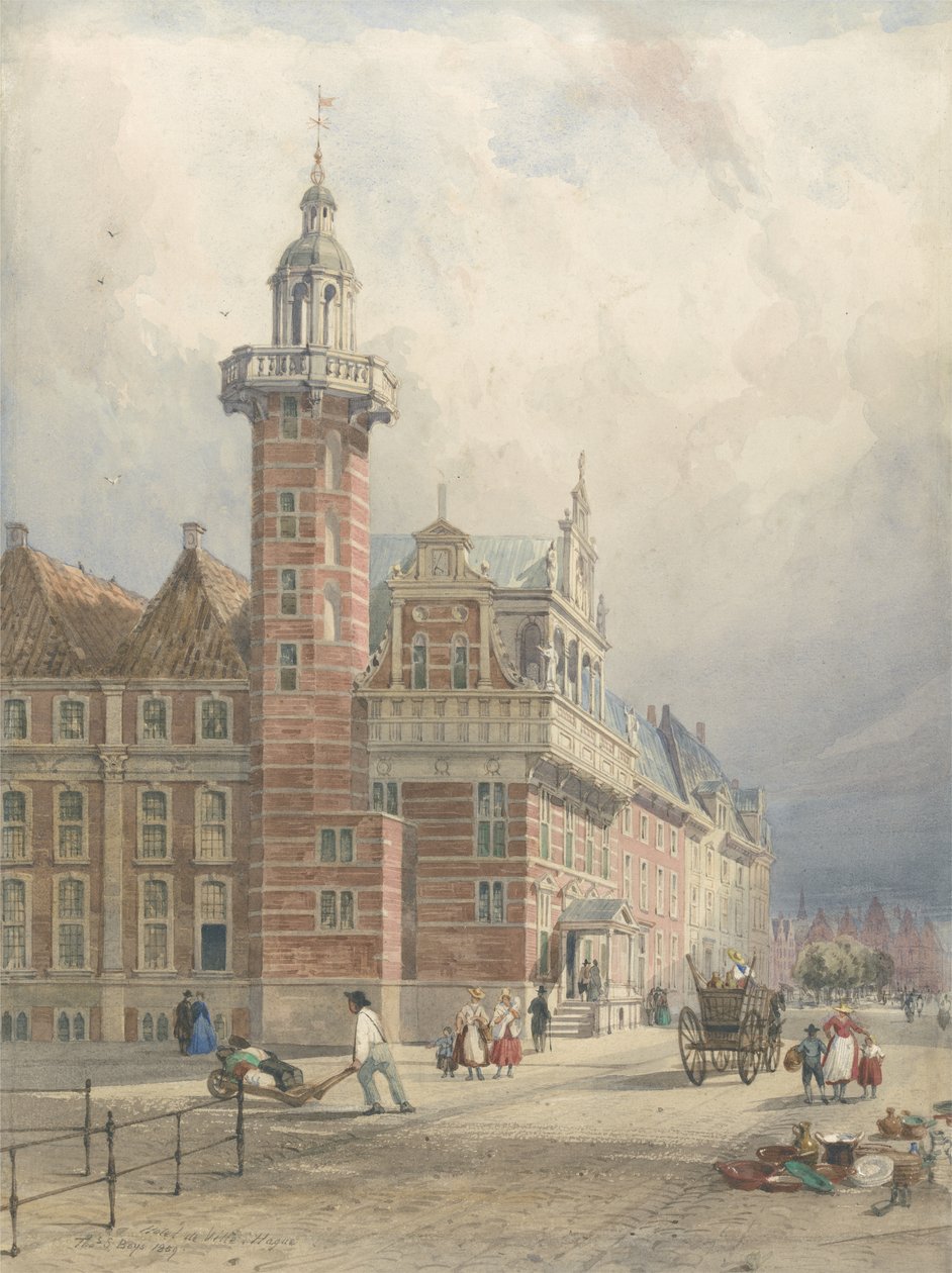 Town Hall, Hague by Thomas Shotter Boys